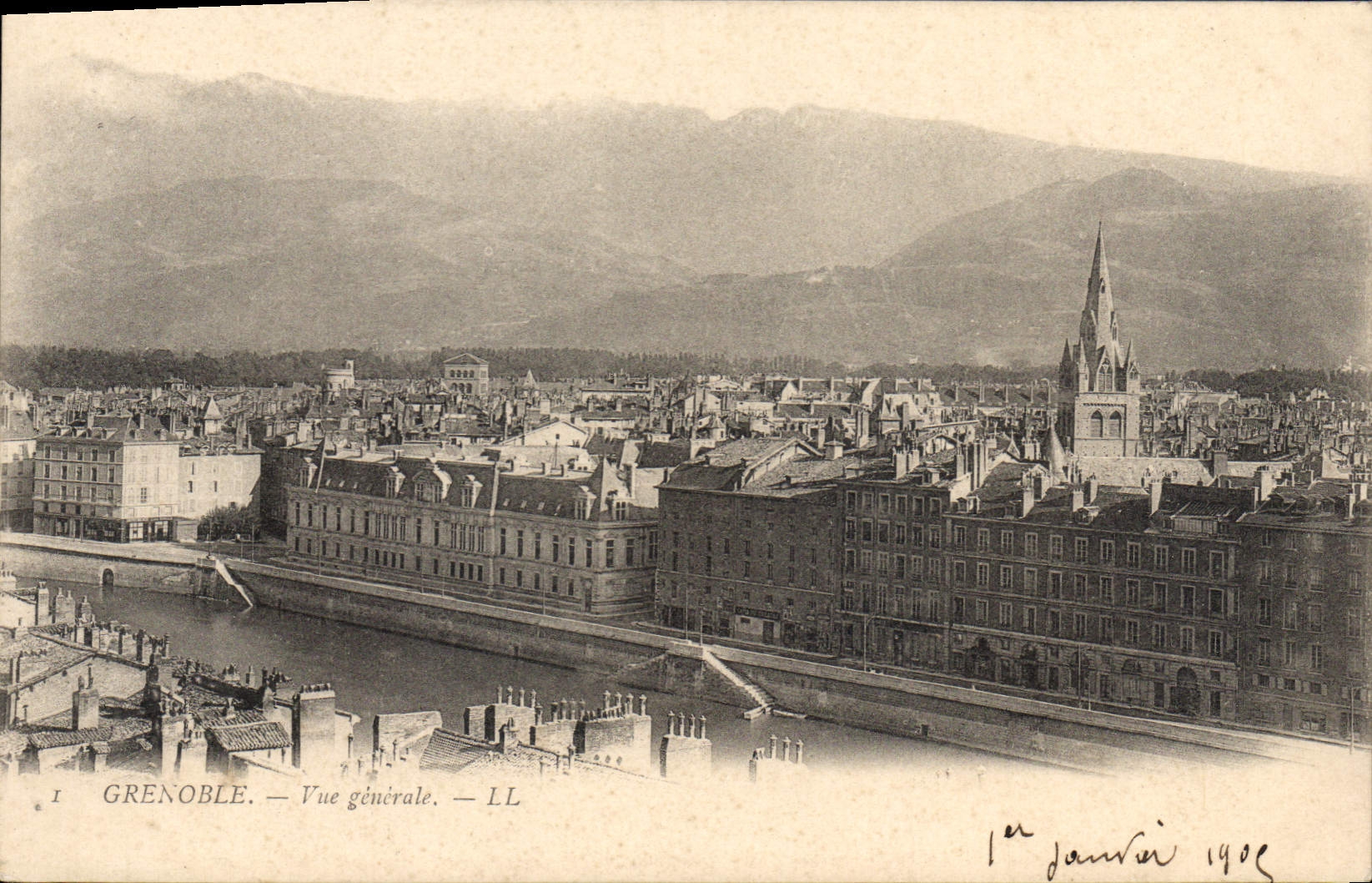 CPA Grenoble Vue Generale