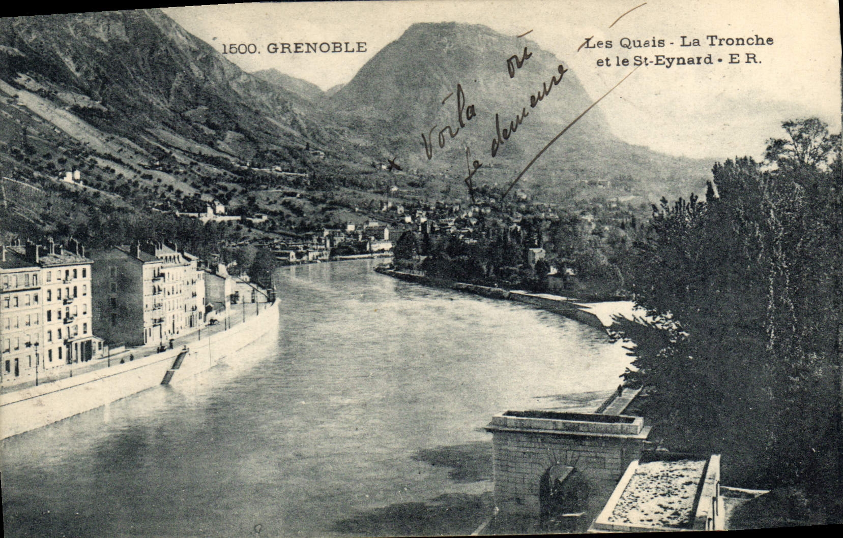 CPA Grenoble Les Quais La Tronche Et Le St Eynard