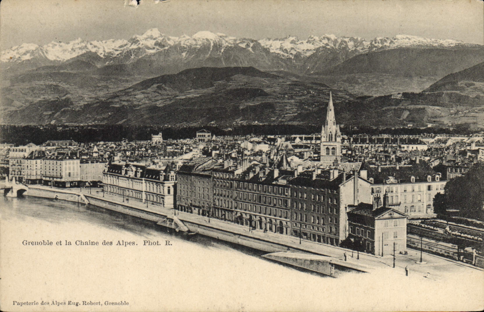CPA Grenoble Et La Chaine Des Alpes