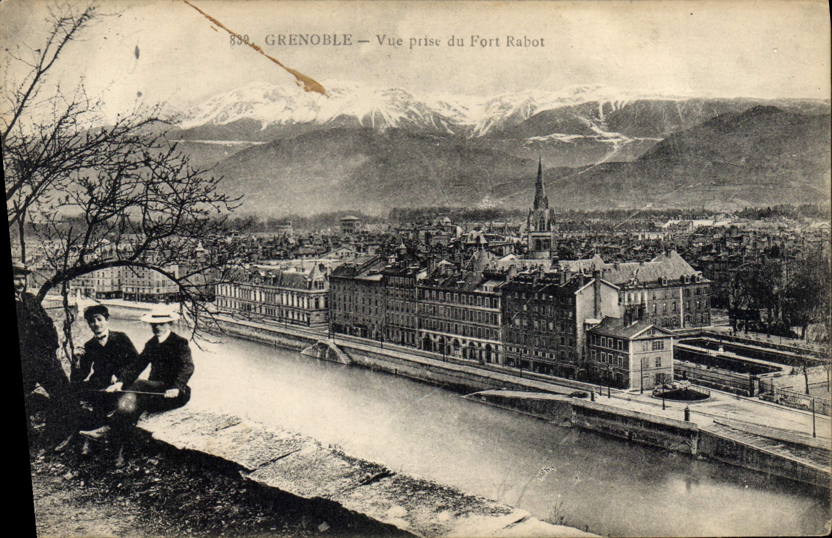 CPA Grenoble Vue Prise Du Fort Rabot