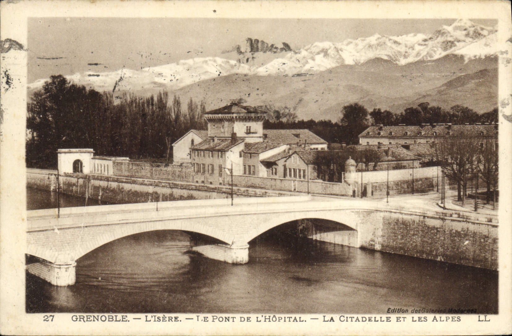 CPA Grenoble L'Isere Le Pont De L'Hopital