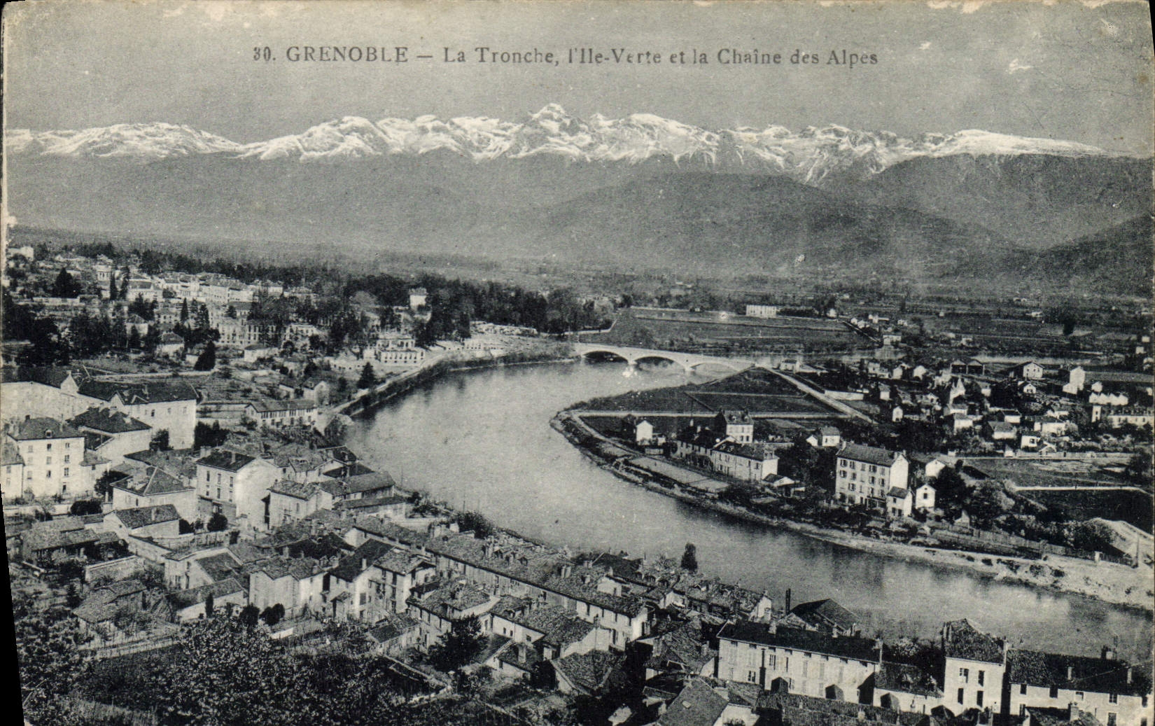 CPA Grenoble La Tronche I'ile Verte