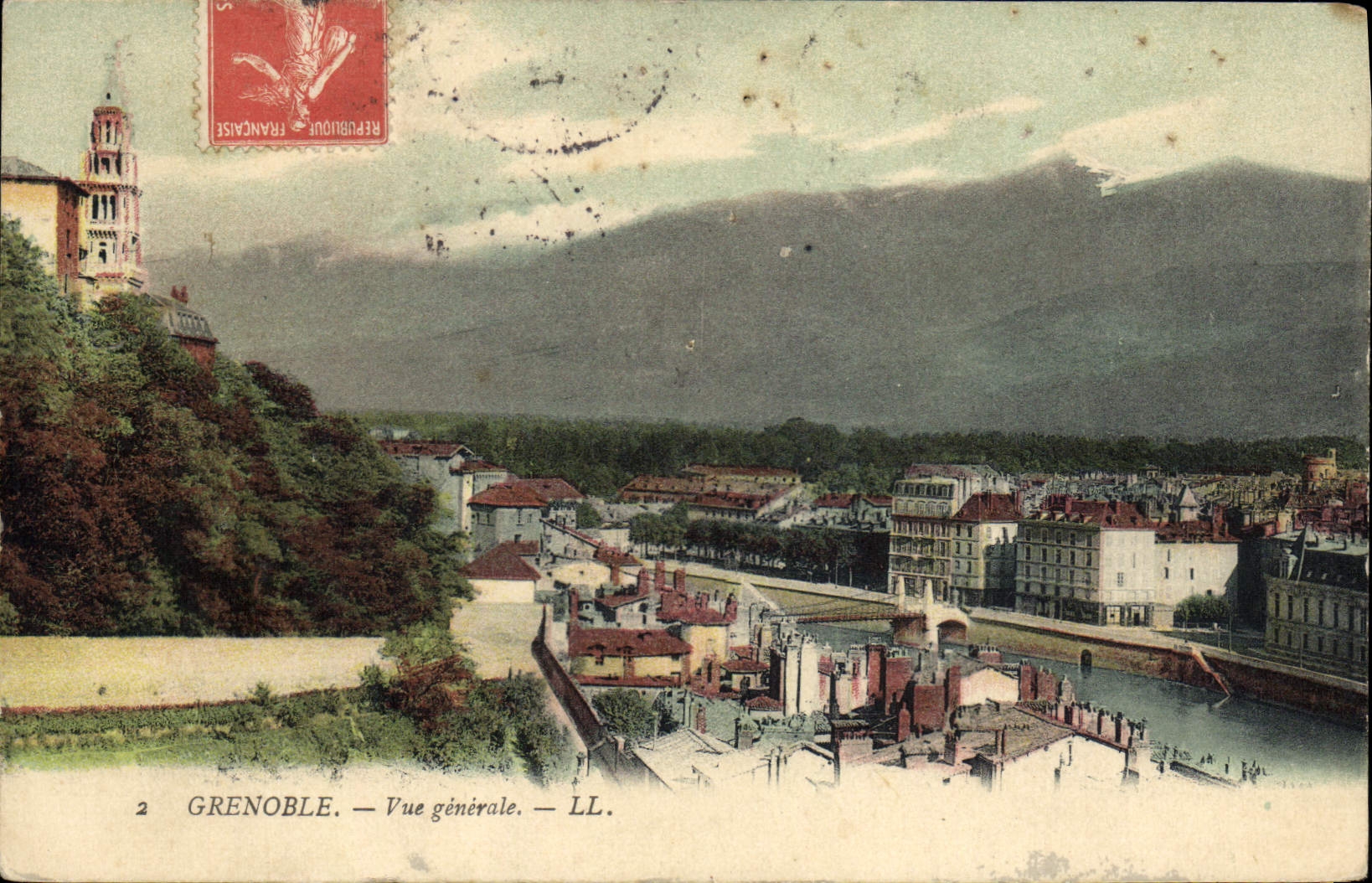 CPA Grenoble Vue Generale