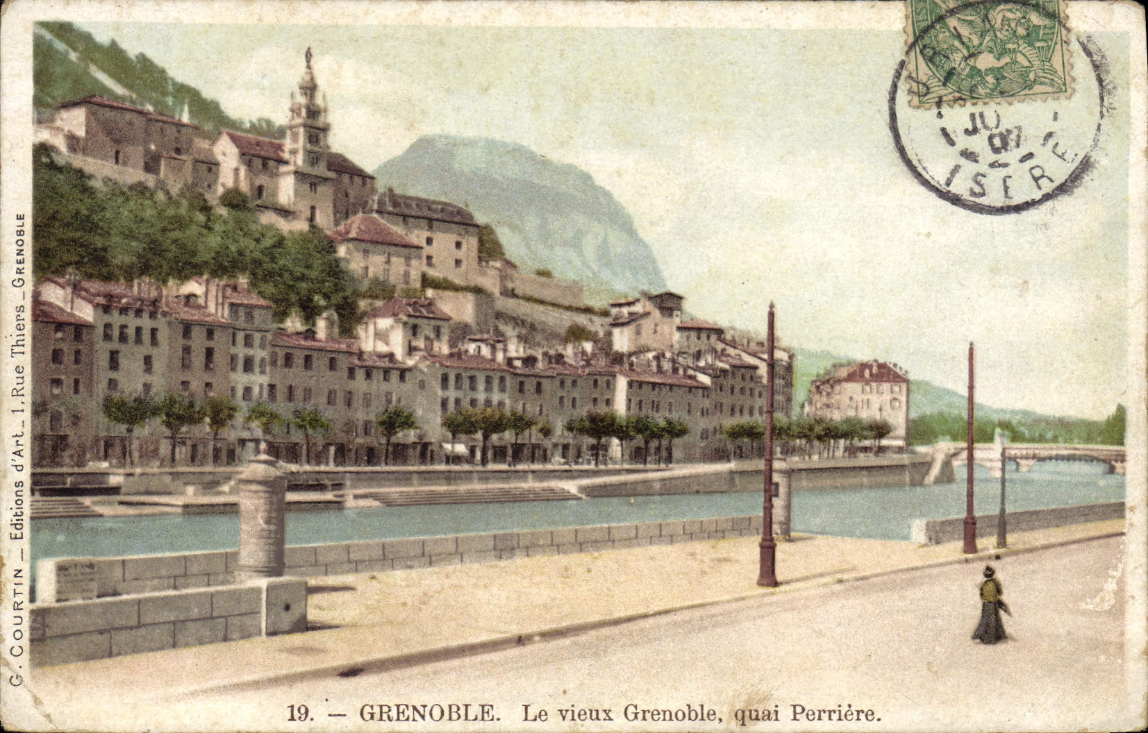 CPA Grenoble Le Vieux Grenoble Quai Perriere