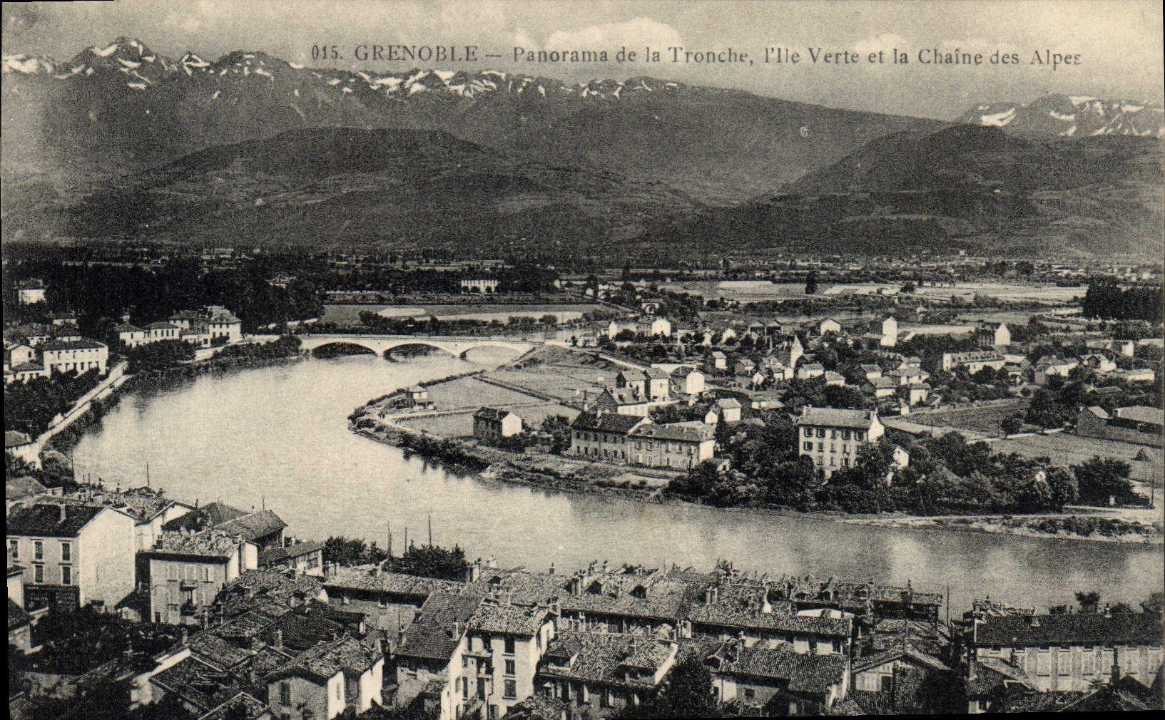 CPA Grenoble Panorama De la Tronche