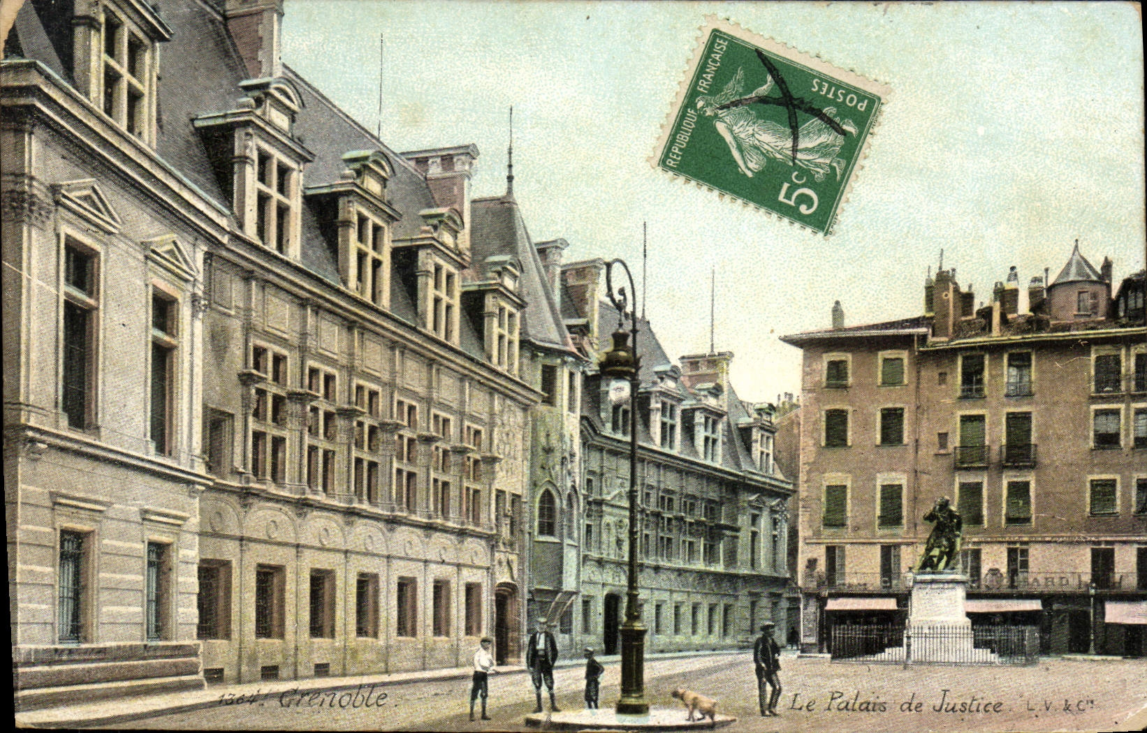 CPA Grenoble Le Palais De Justice