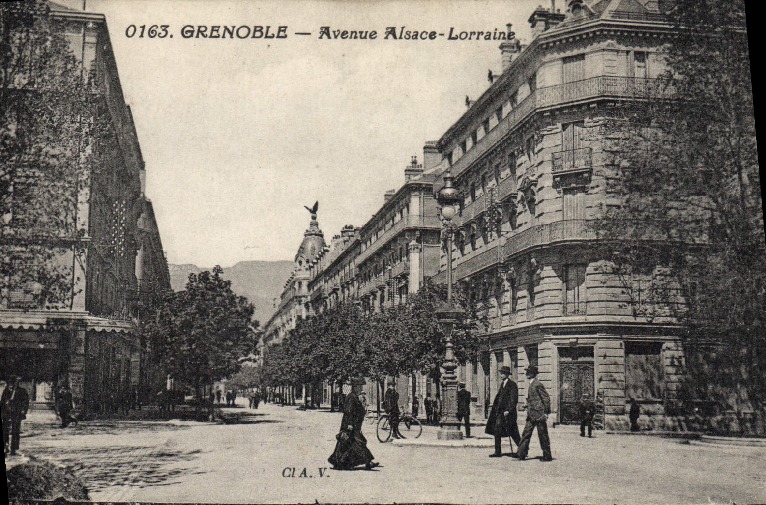 CPA Grenoble Avenue Alsace Lorraine