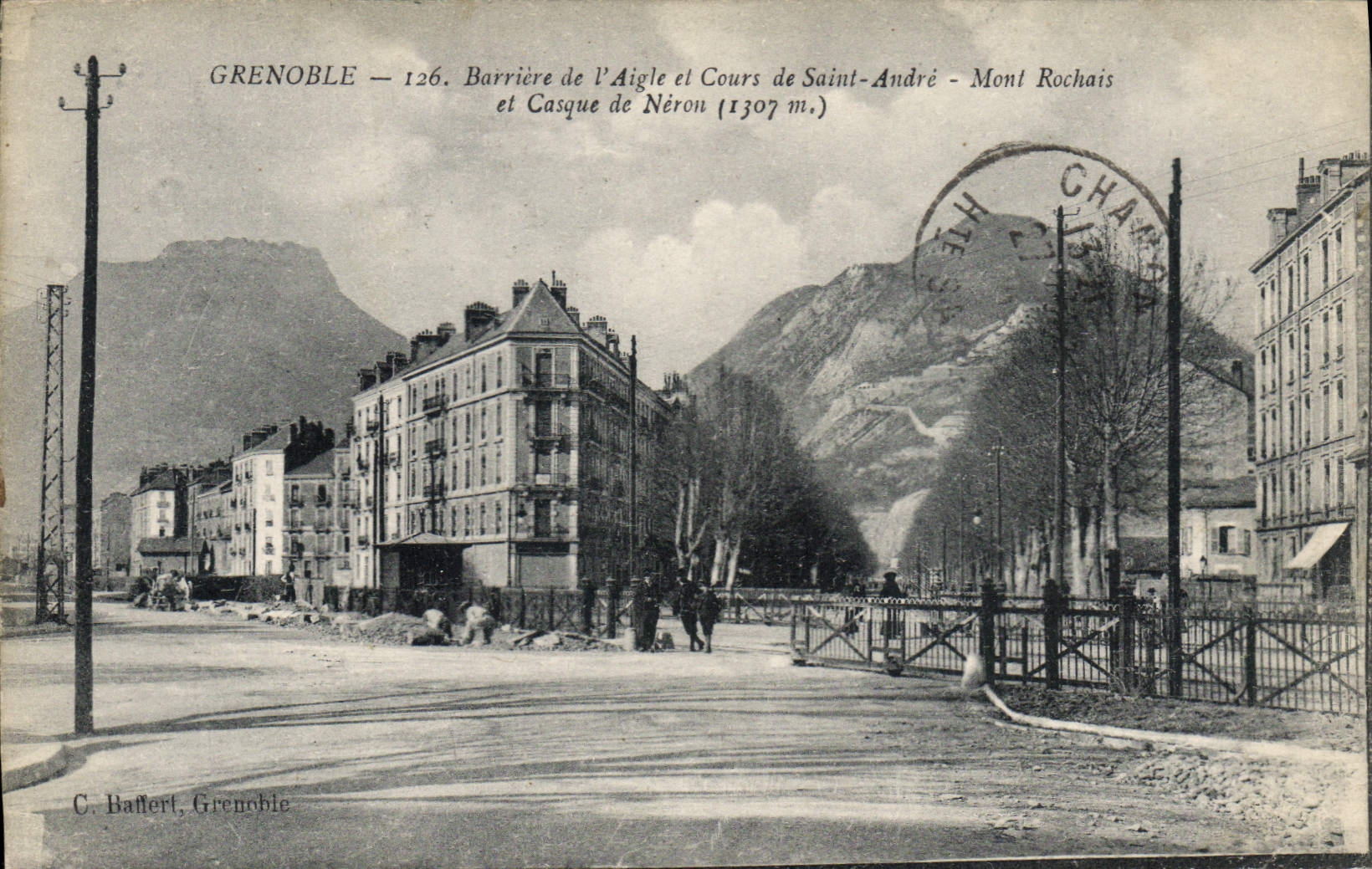 CPA Grenoble Barriere De I'Aigle Et Cours De Saint Andre