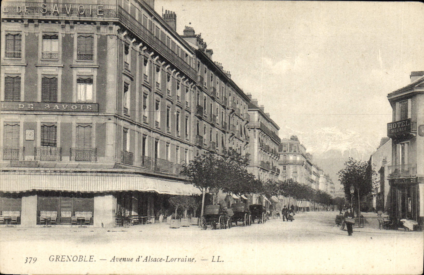CPA Grenoble Avenue D'Alsace Lorraine