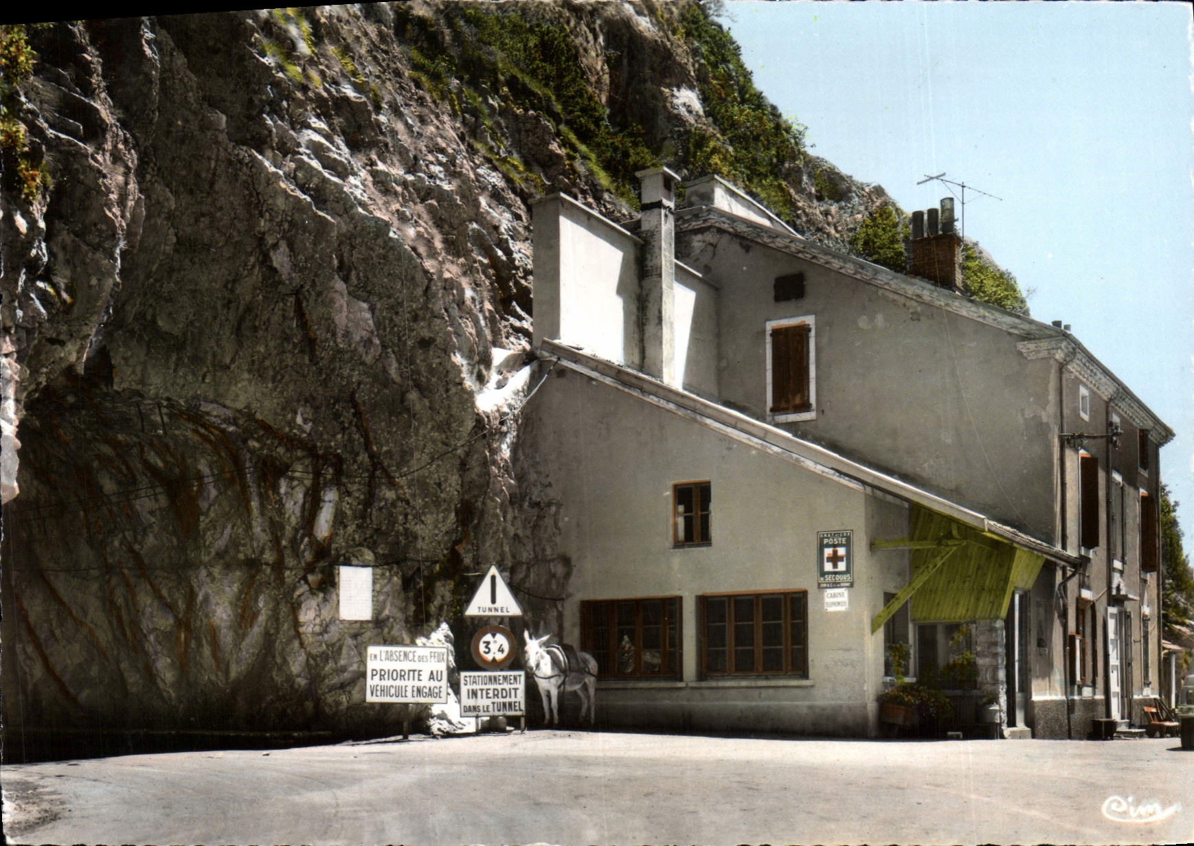 CPSM Le Vercors Le Tunnel Du Col De Rousset coté Diois