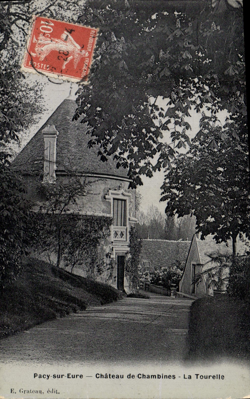 CPA Pacy Sur Eure Chateau De Chambines La Tourelle