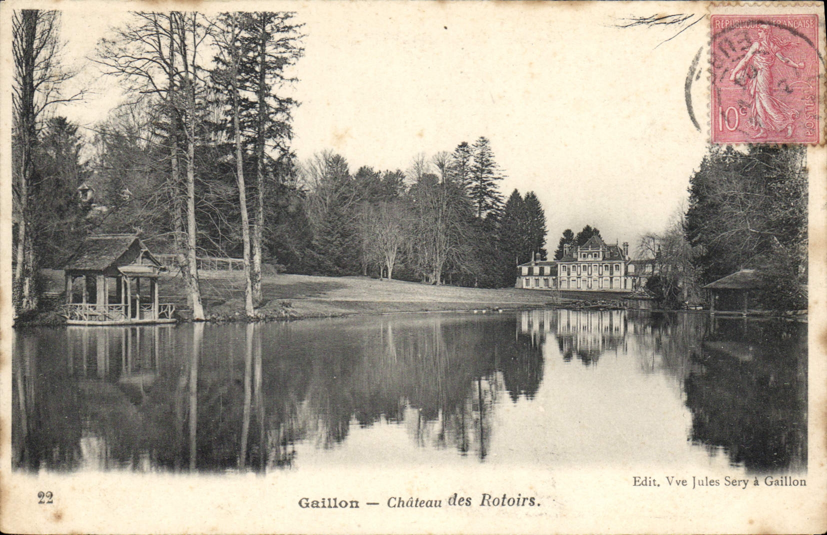 CPA Gaillon Chateau Des Rotoirs