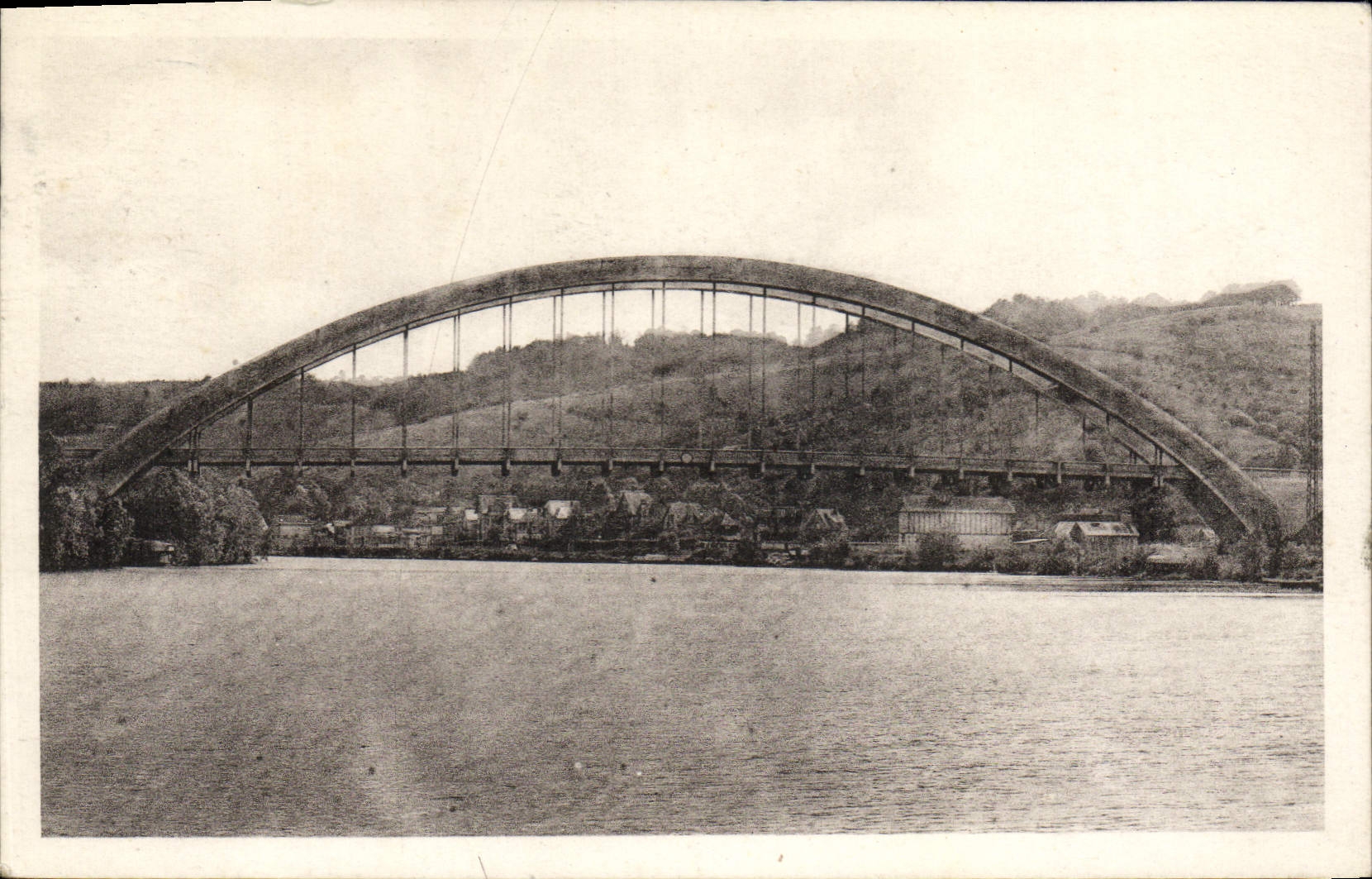 CPA St Pierre Du Vauray Le Nouveau Pont Sur La Seine D'Une Seul Arche