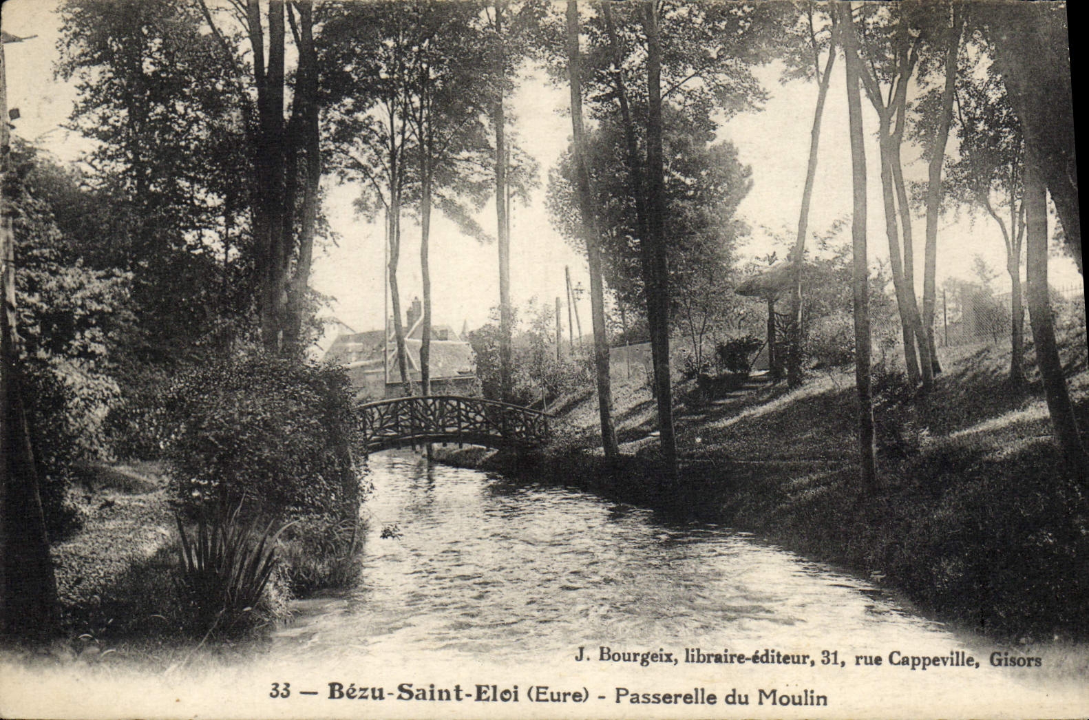 CPA Bezu Saint Eloi Passerelle Du Moulin
