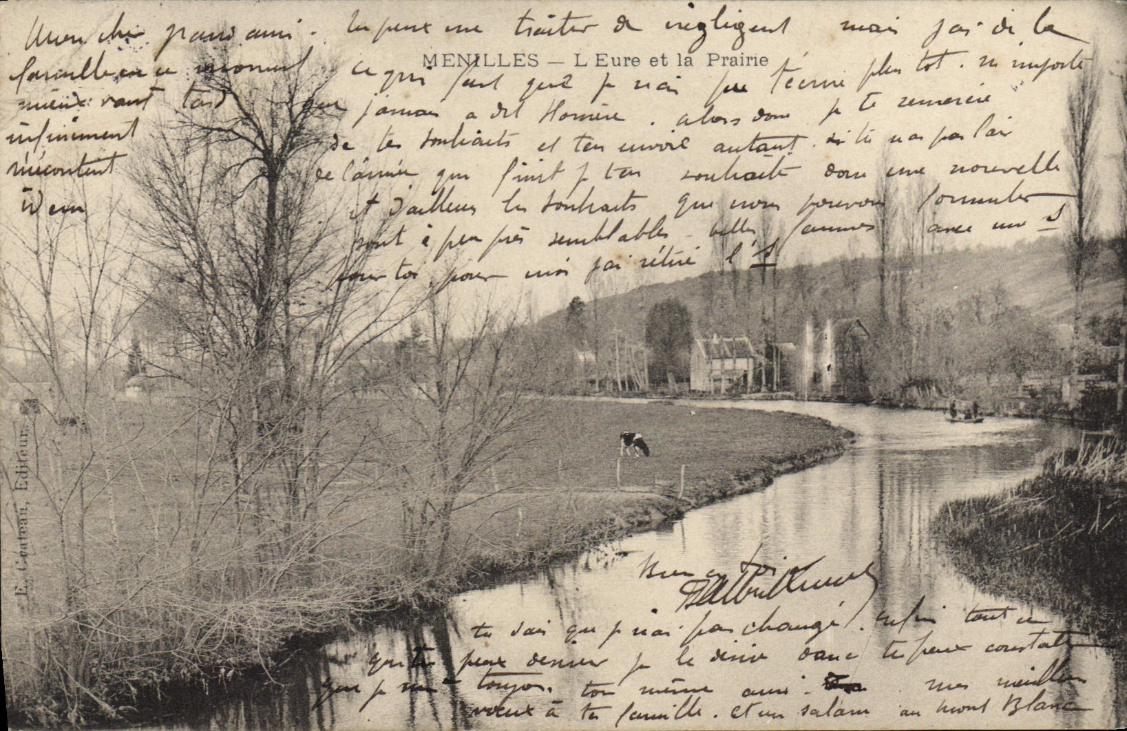 CPA Menilles L'Eure Et La Prairie