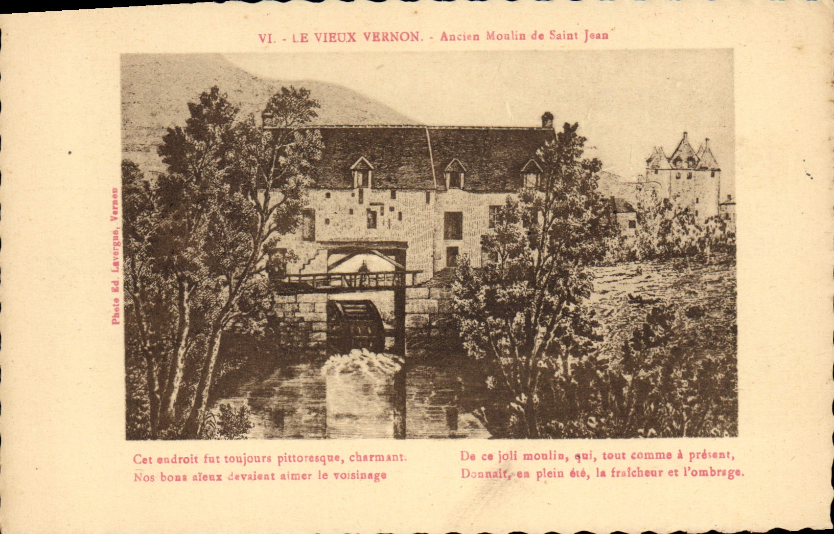 CPA Le Vieux Vernon Ancien Moulin De Saint Jean