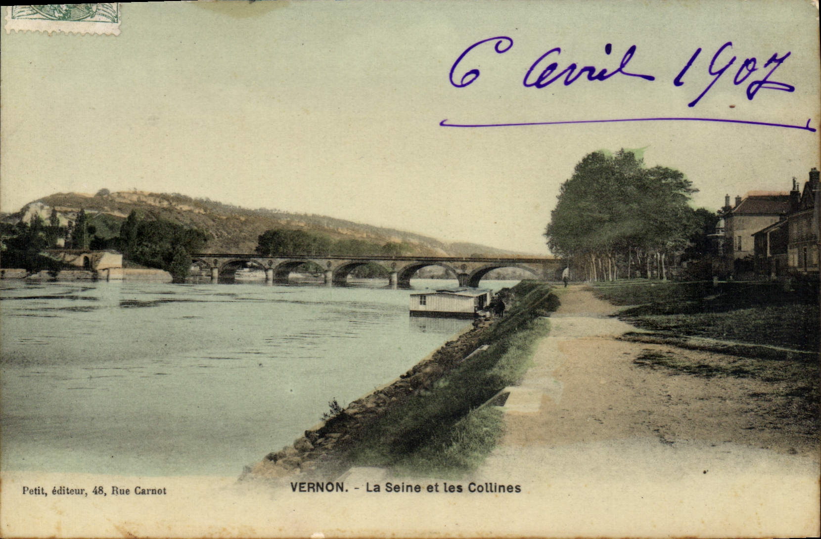 CPA Vernon La Seine Et Les Collines