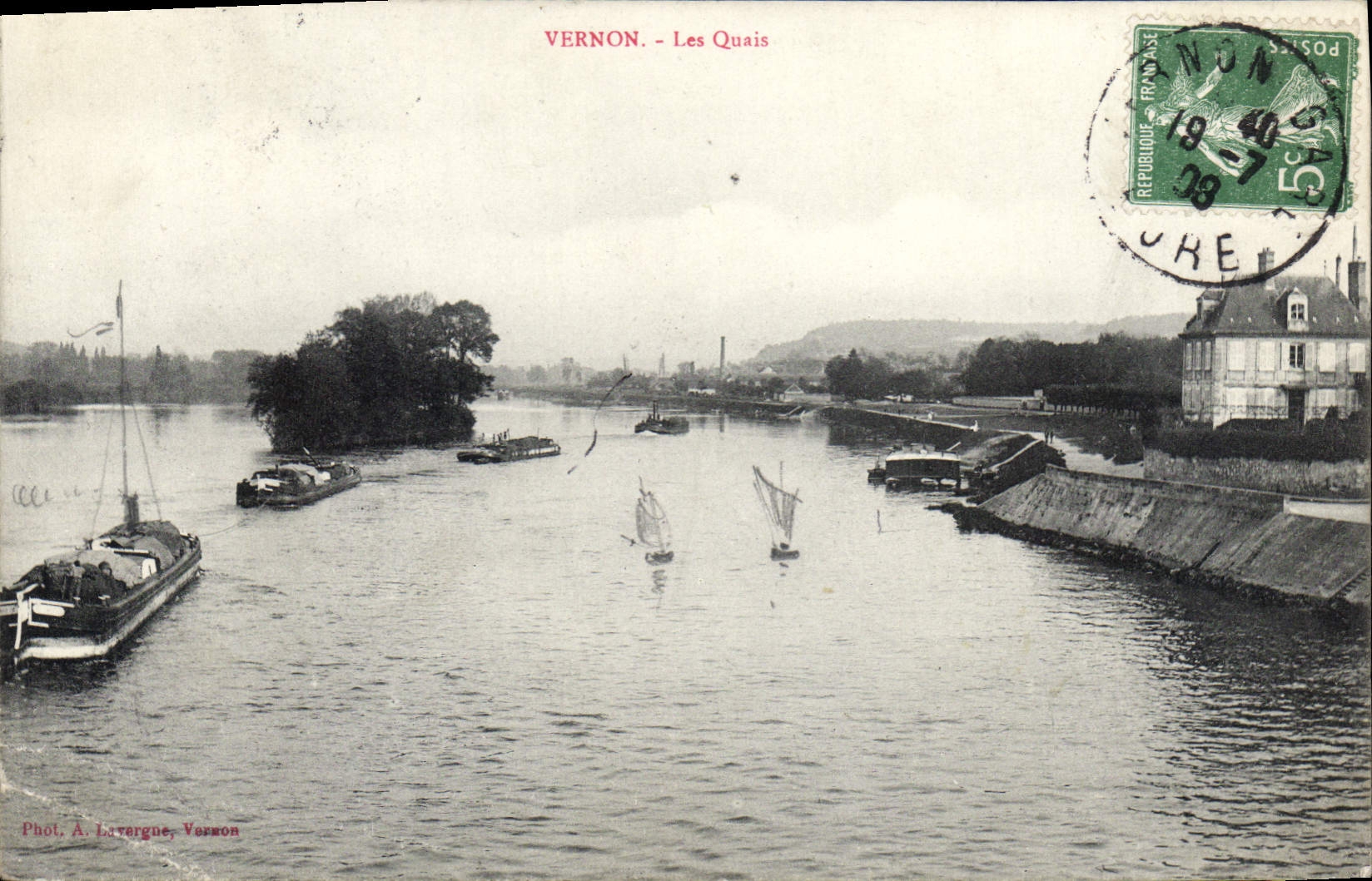 CPA Vernon Les Quais