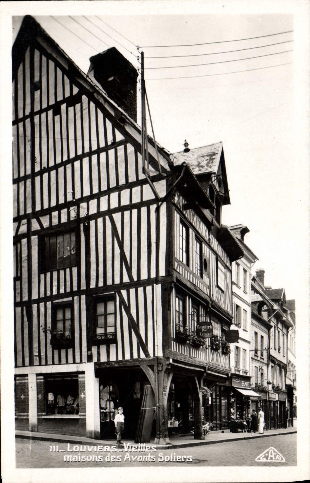 CPA Louviers Vieilles Maisons Des Avants Soliers