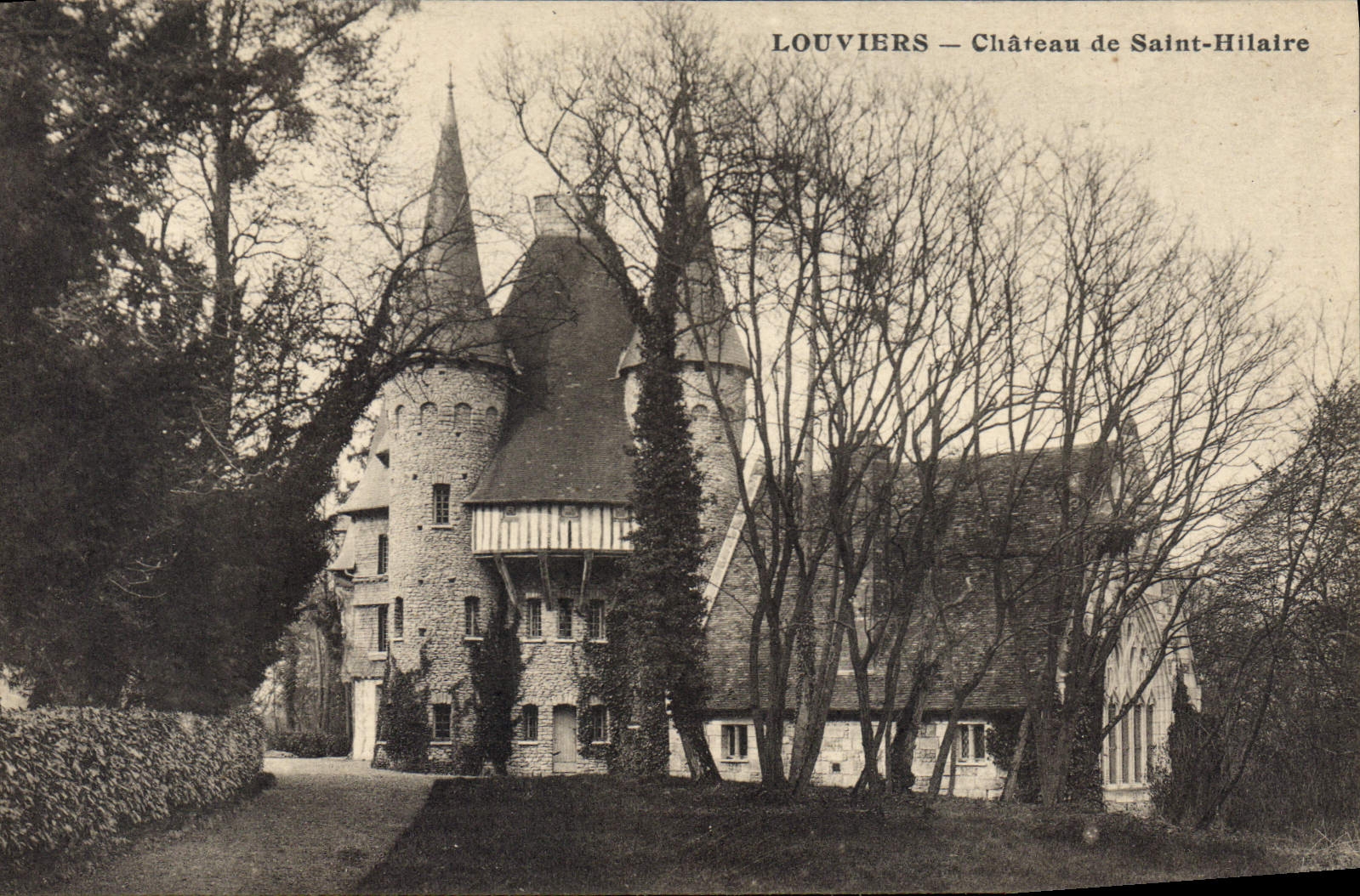 CPA Louviers Chateau De Saint Hilaire