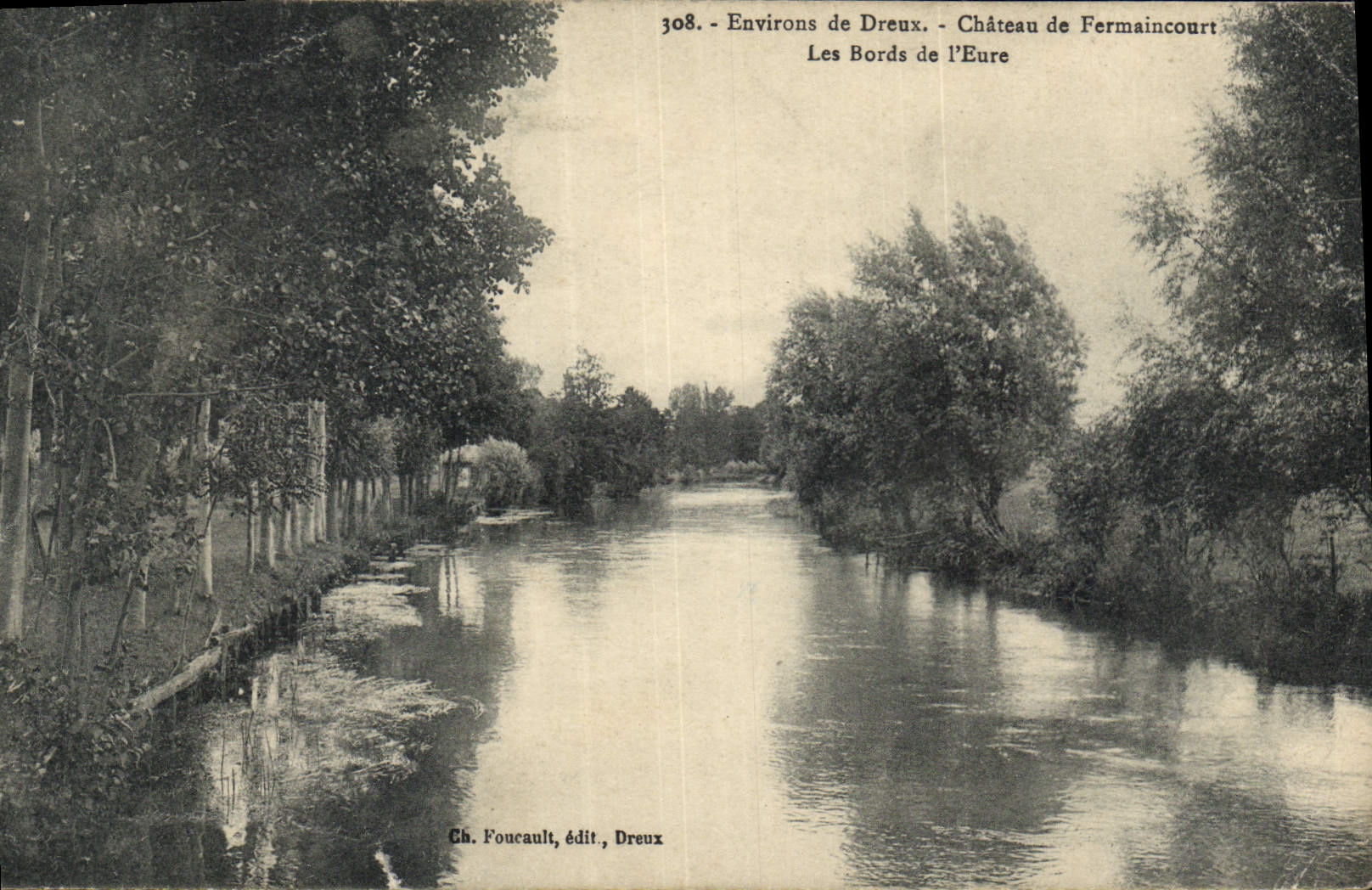 CPA Dreux Chateau De Fermaincourt