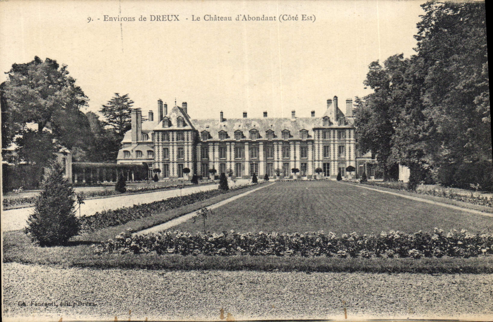 CPA Dreux Le Chateau D'Abondant