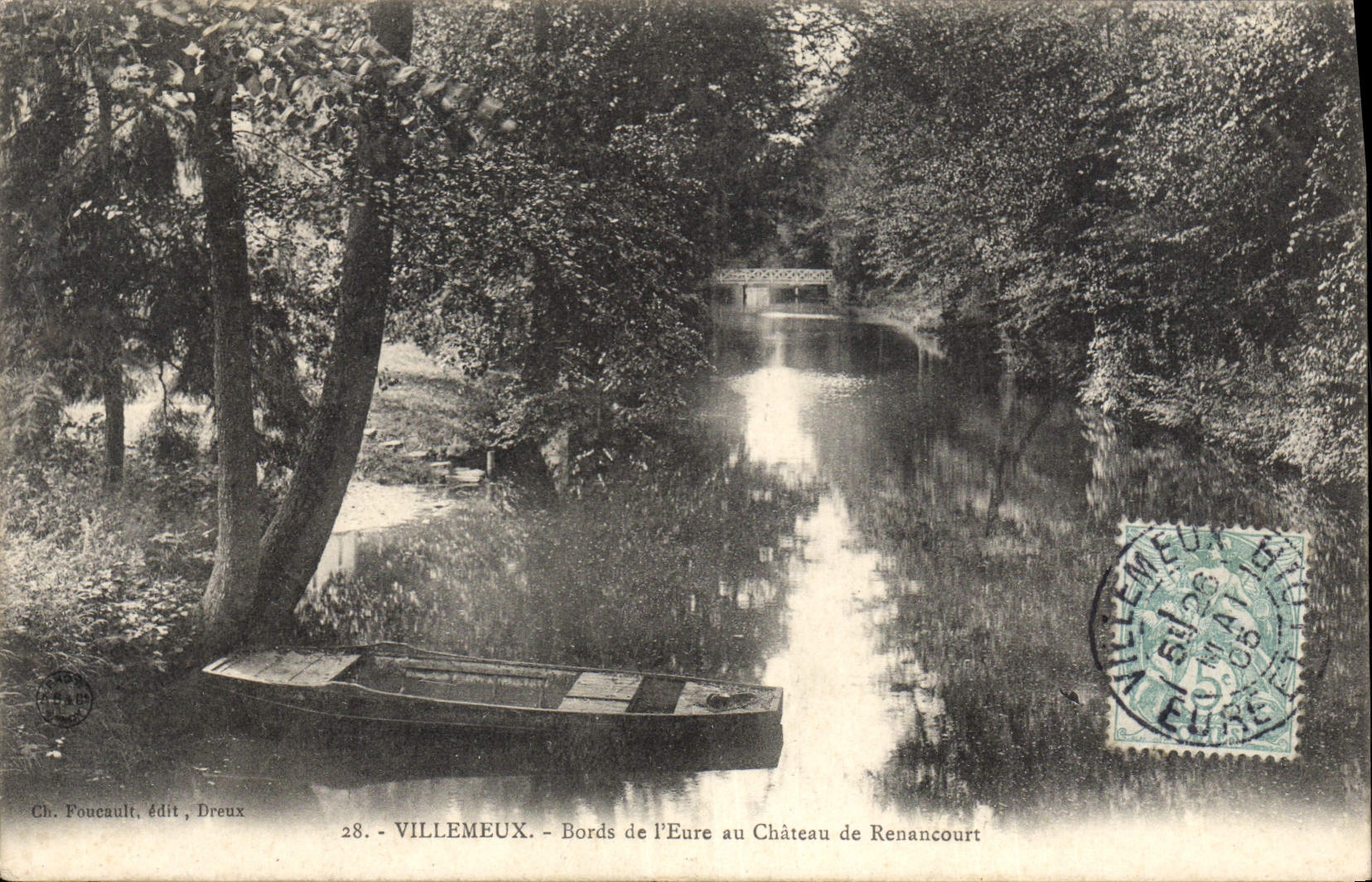 CPA Villemeux Bords De I'Eure Au Chateau De Renancourt