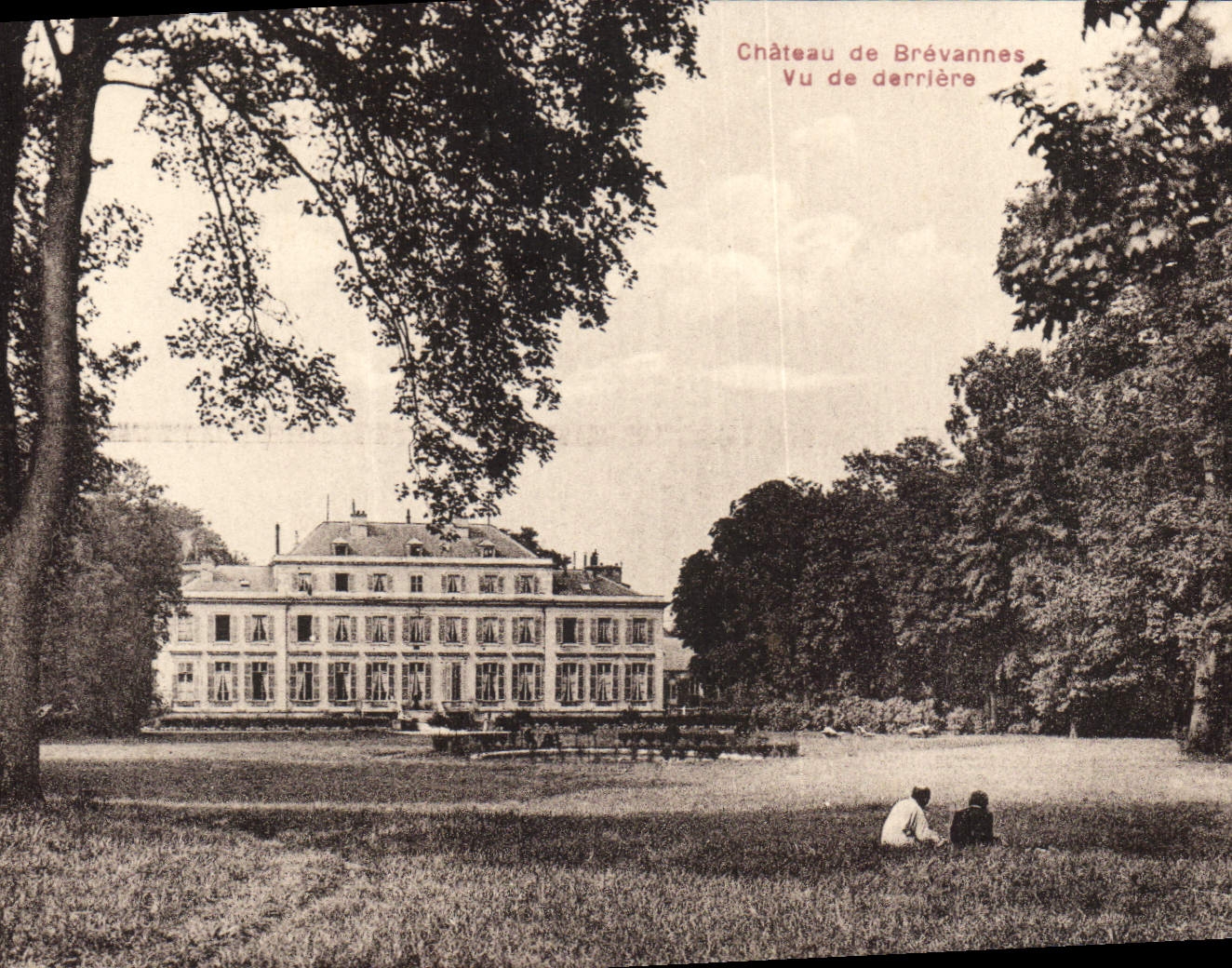 CPA Chateau De Brevannes Vu De Derriere