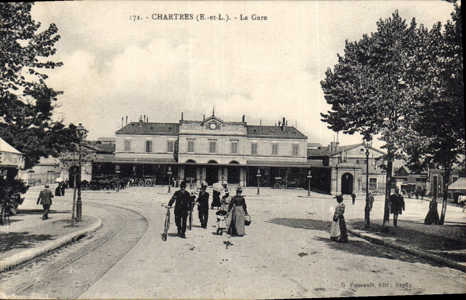 CPA Chartres La Gare