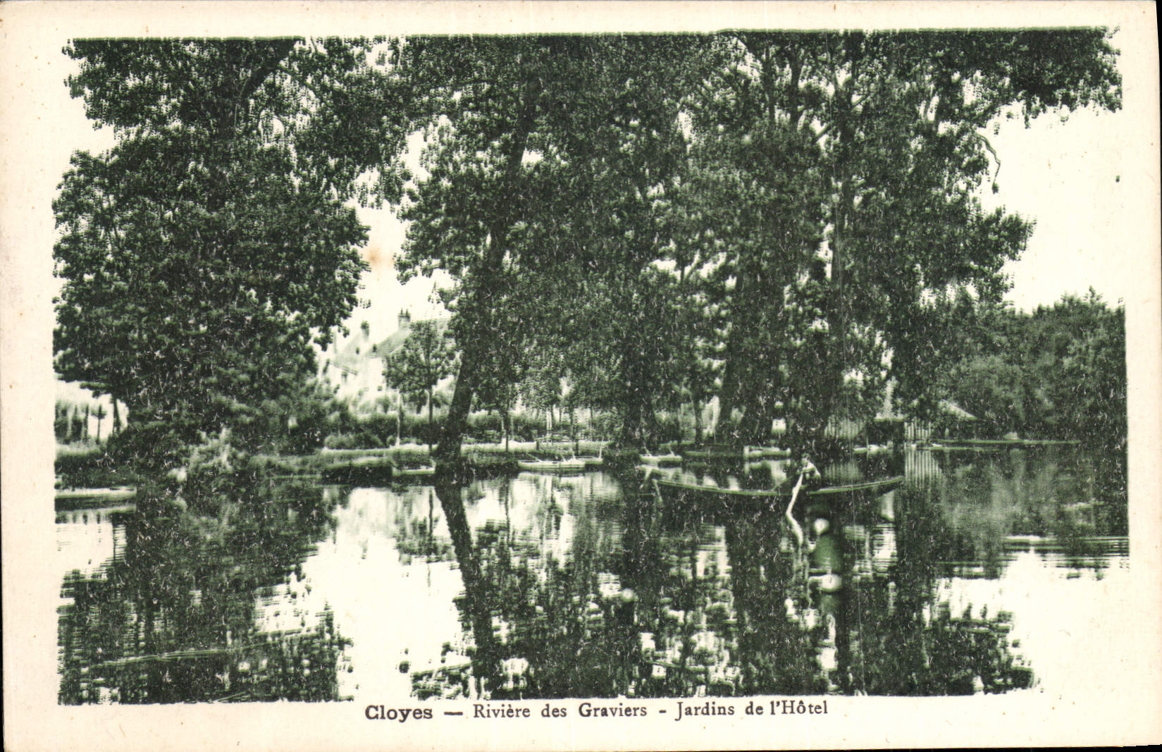 CPA Cioyes Riviere Des graviers Jardins De I'Hotel