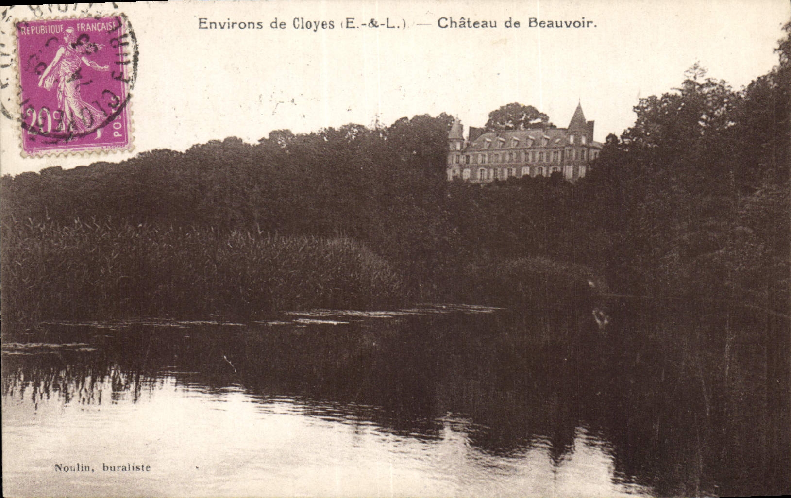 CPA Cloyes Chateau De Beauvoir