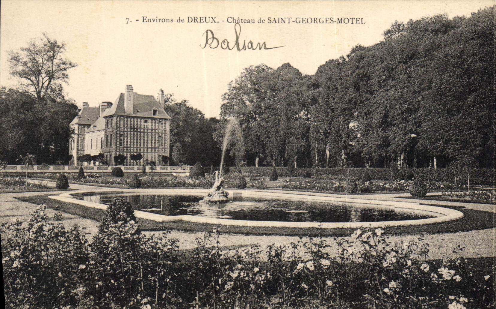 CPA Dreux Chateau De Saint Georges Motel