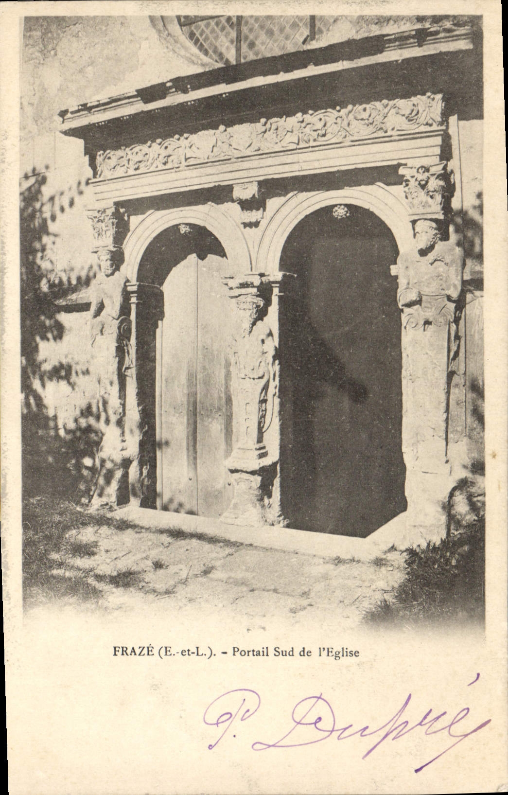 CPA Fraze Portail Sud De I'Eglise