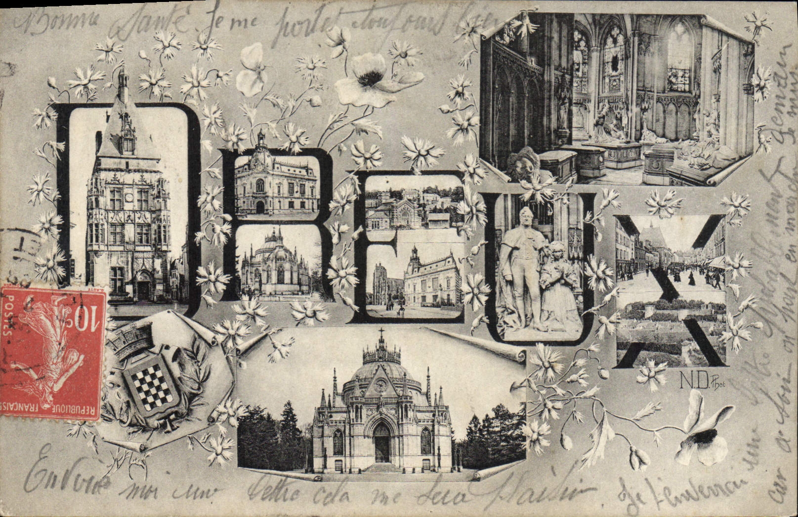 CPA Coulombs Eglise Saint Cheron