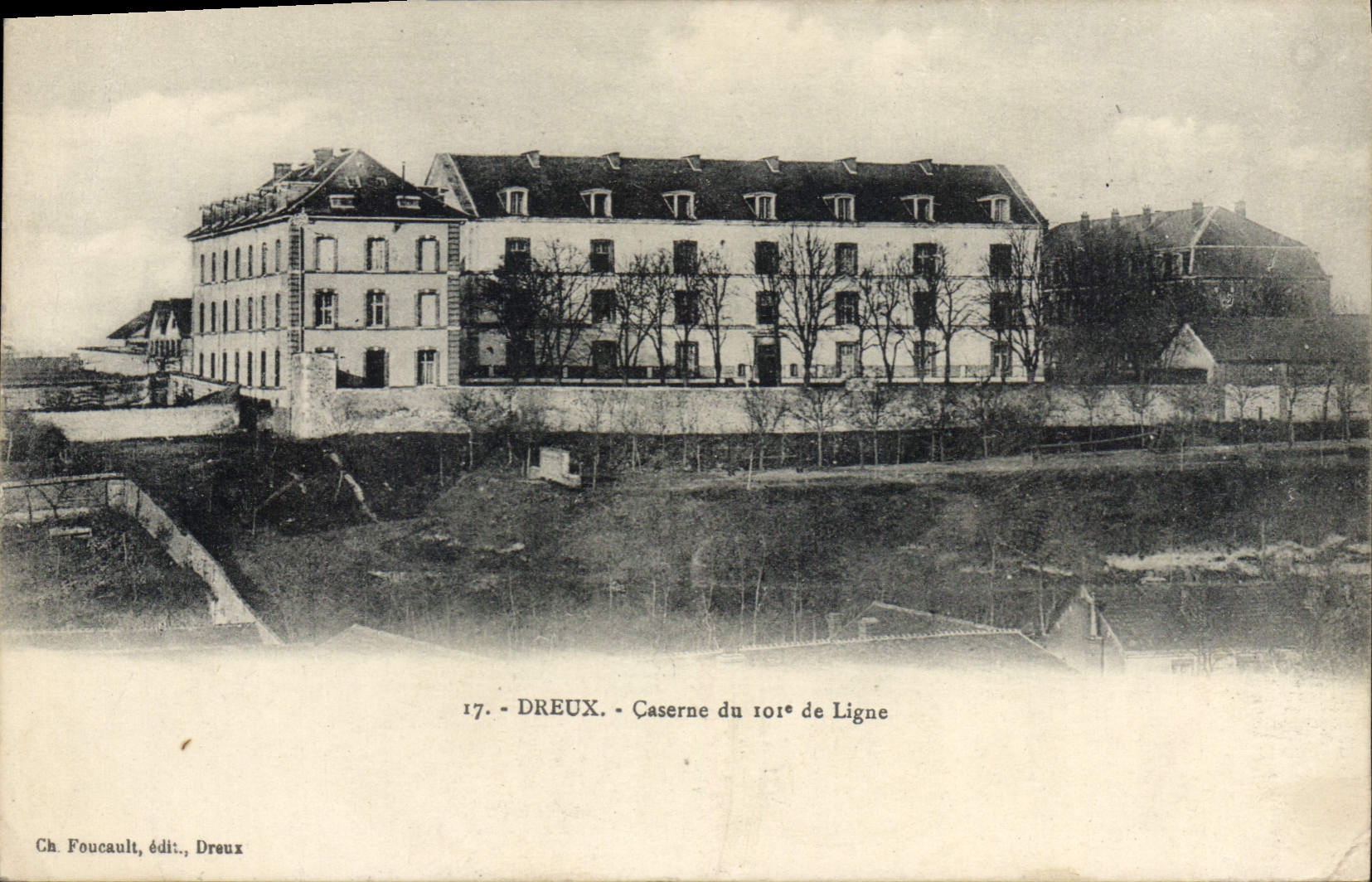 CPA Dreux Caserne De De Ligne