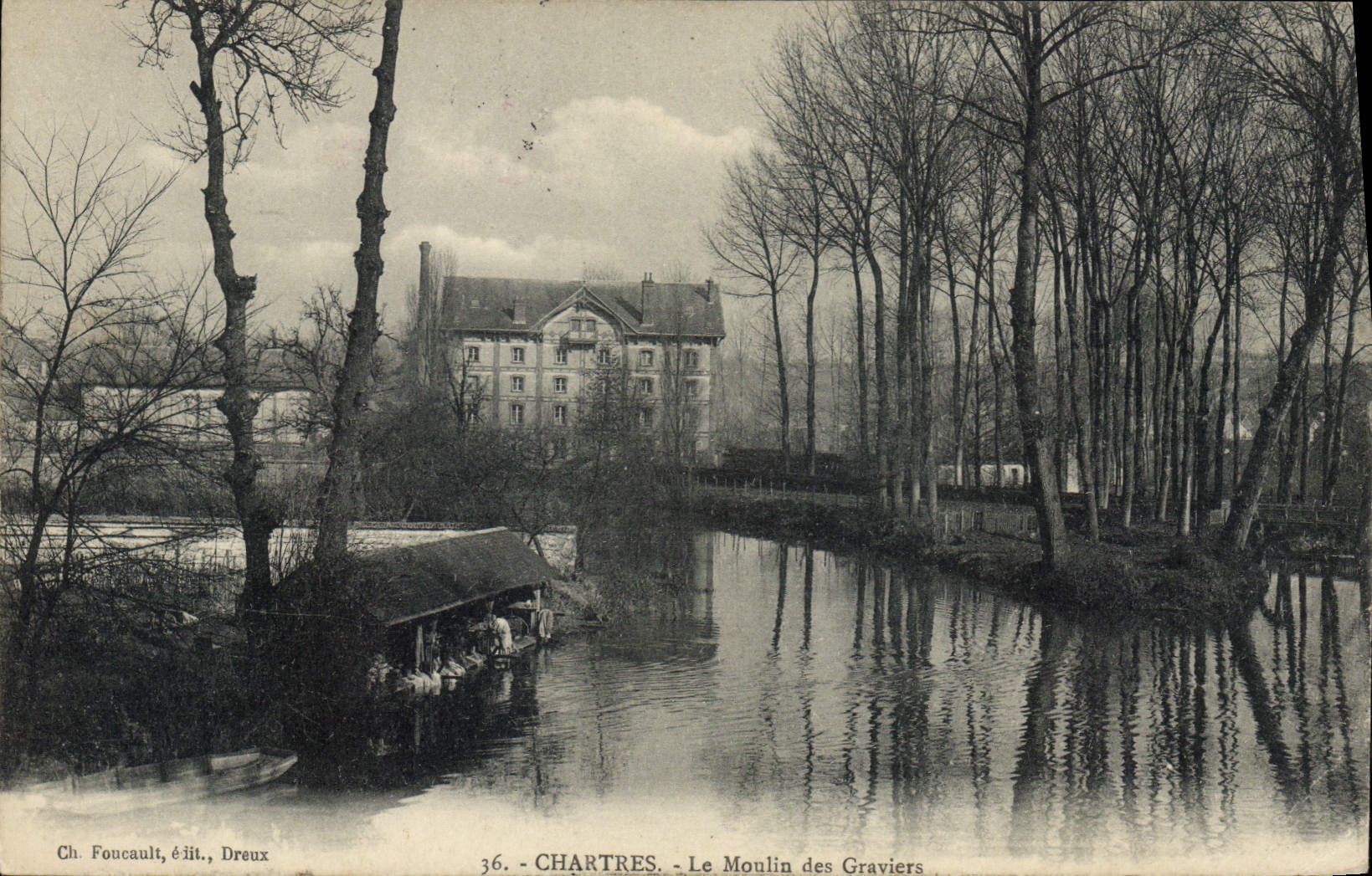 CPA Chartres Le Moulin Des Graviers