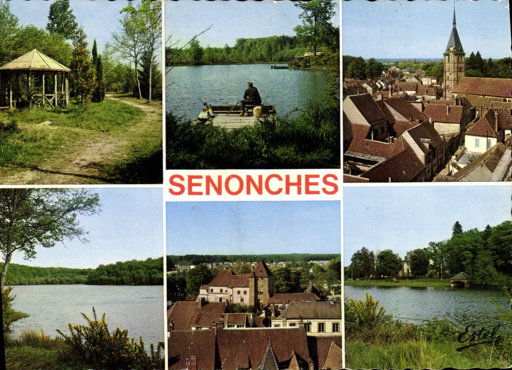 CPSM Senonches Tonnelle Et Etang De Bodouleau