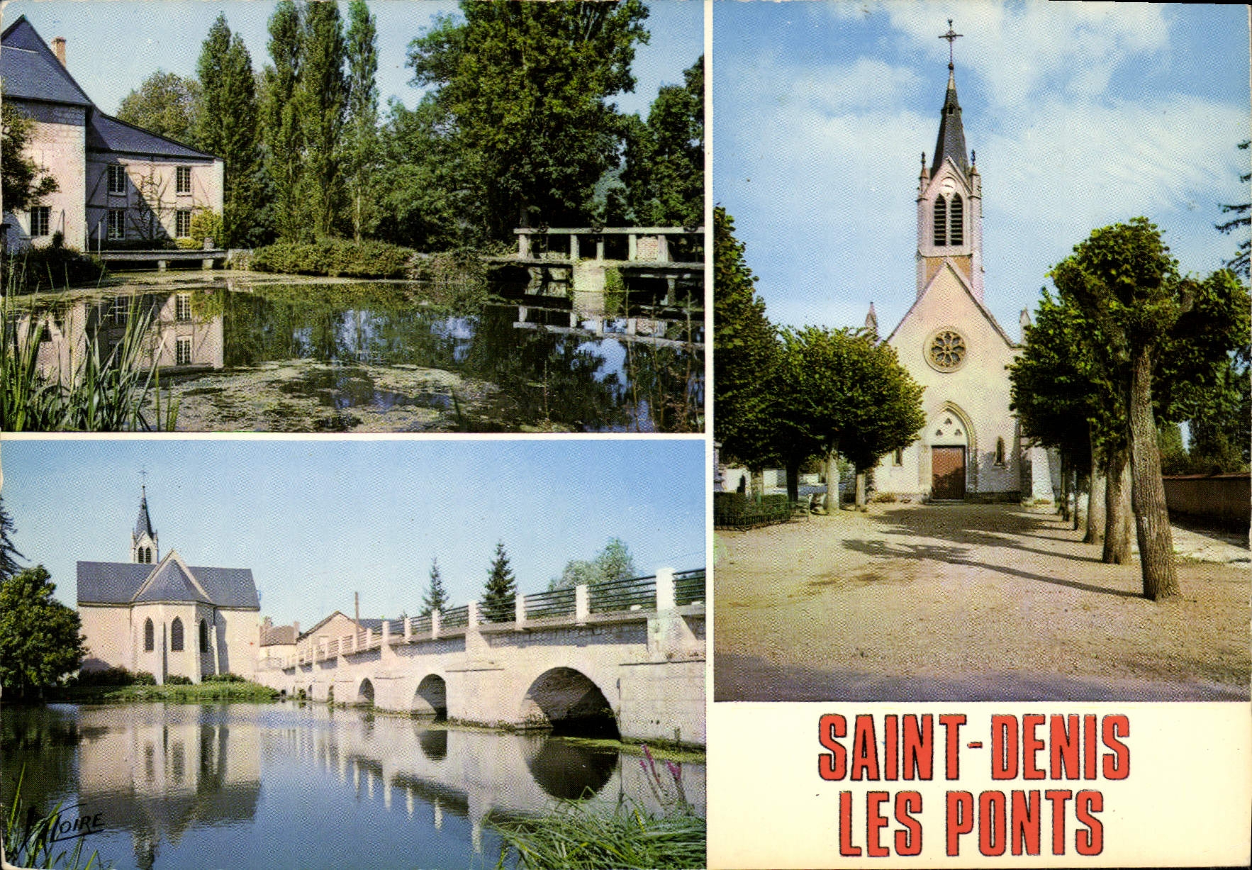 CPSM Saint Denis Les Ponts Le Moulin De Saint Avit