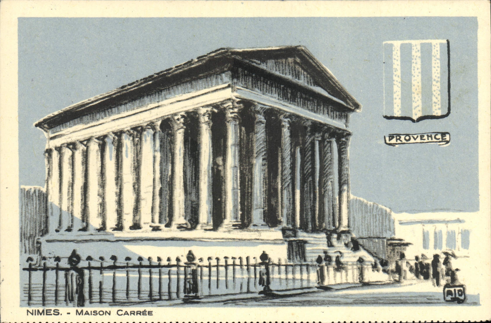 CPA Nimes Maison Carree