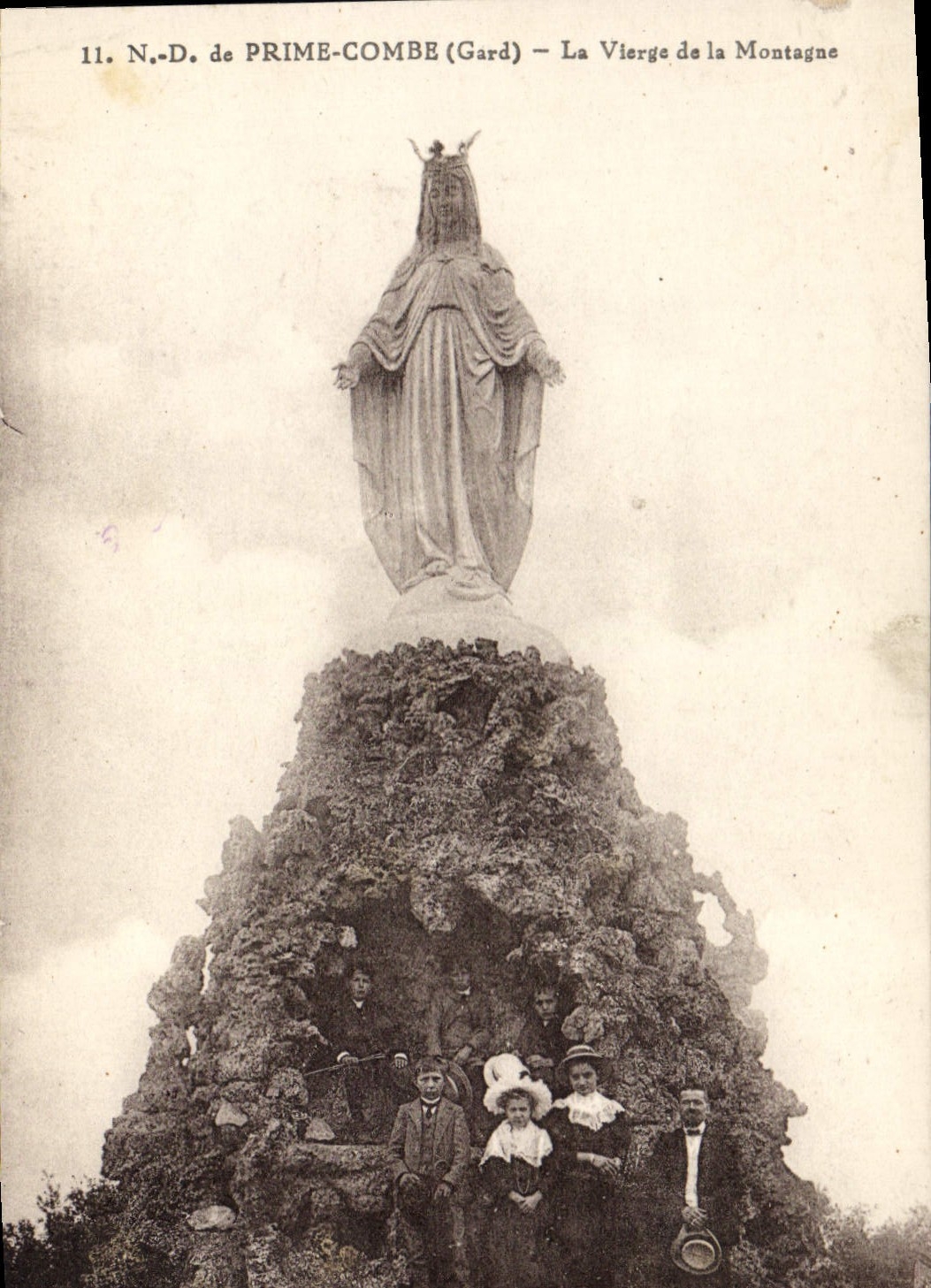 CPA Prime Combe La Vierge De La Montagne