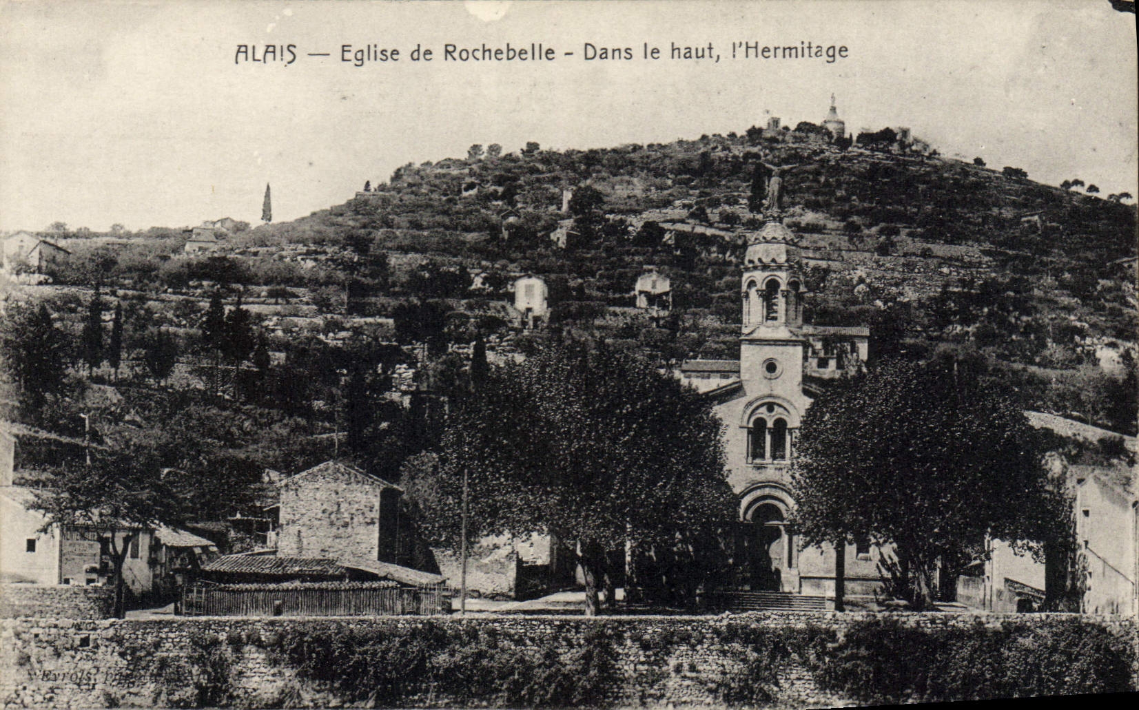 CPA Alais eglise De Rochebelle Dans Le Haut I'Hermitage