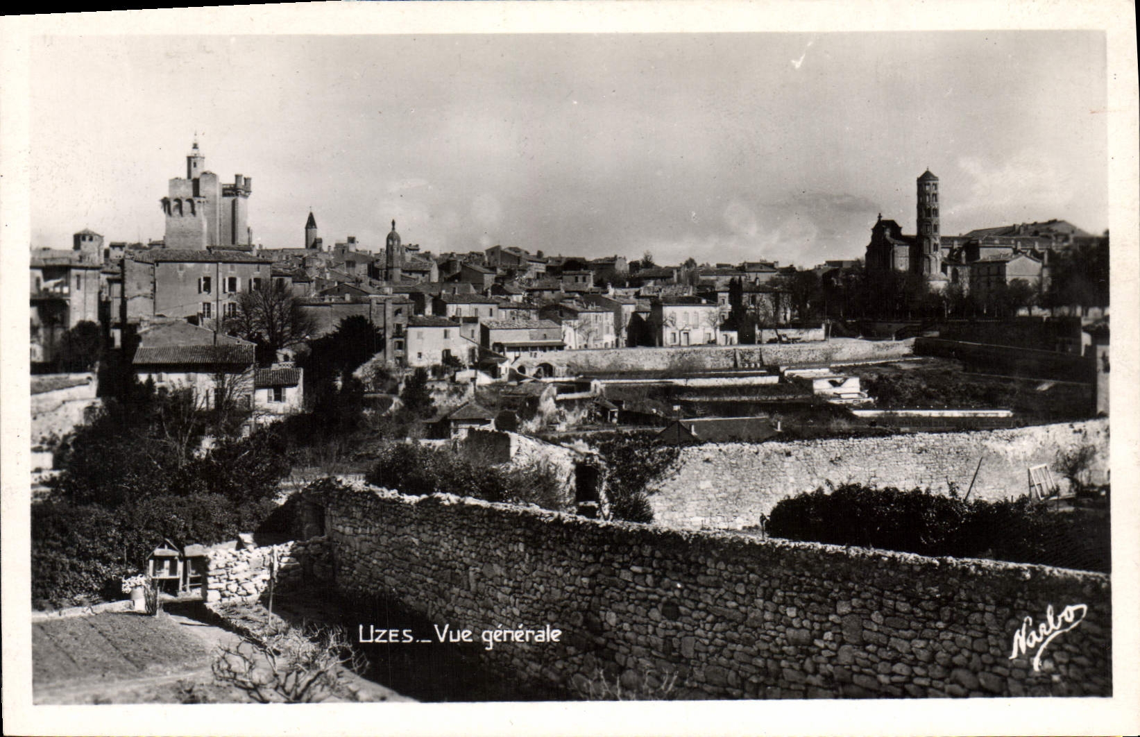 CPA Uzes Vue Generale