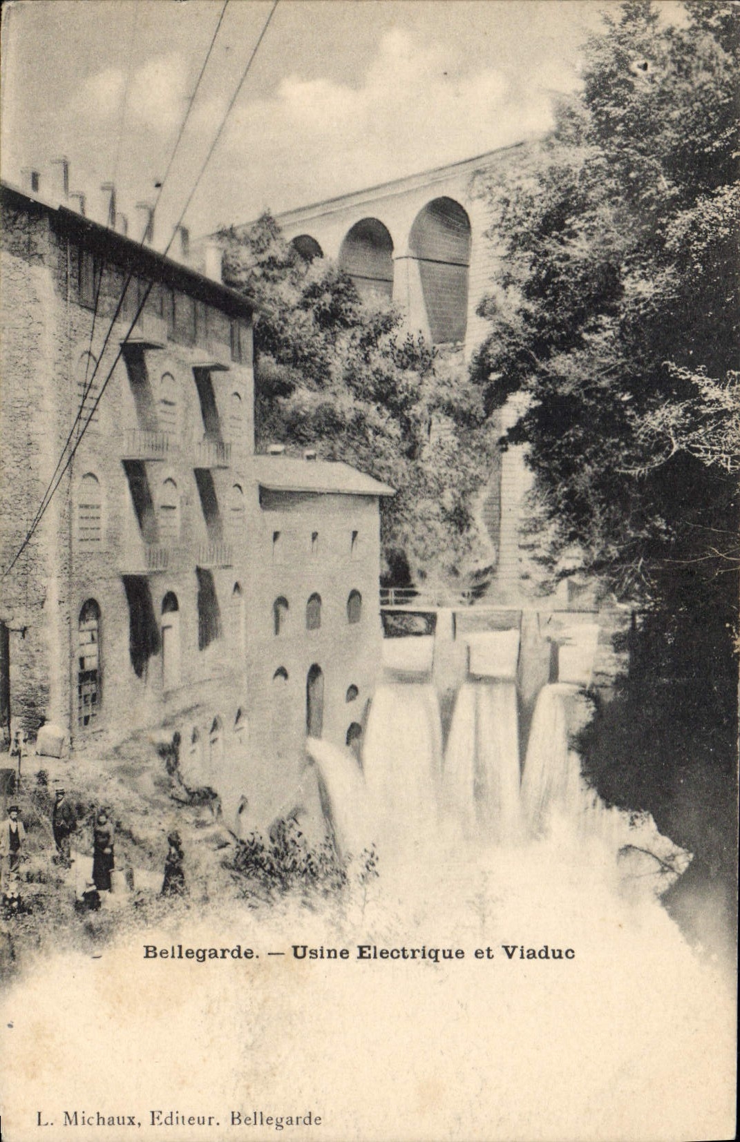 CPA Beilegarde Usine Electrique Et Viaduc
