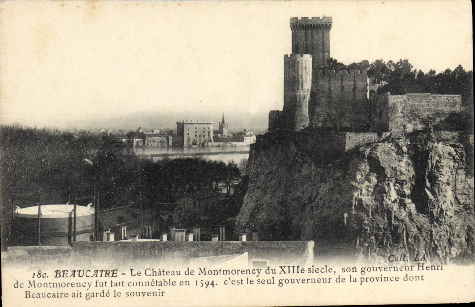 CPA Beaucaire Le Chateau De Montmorency Du