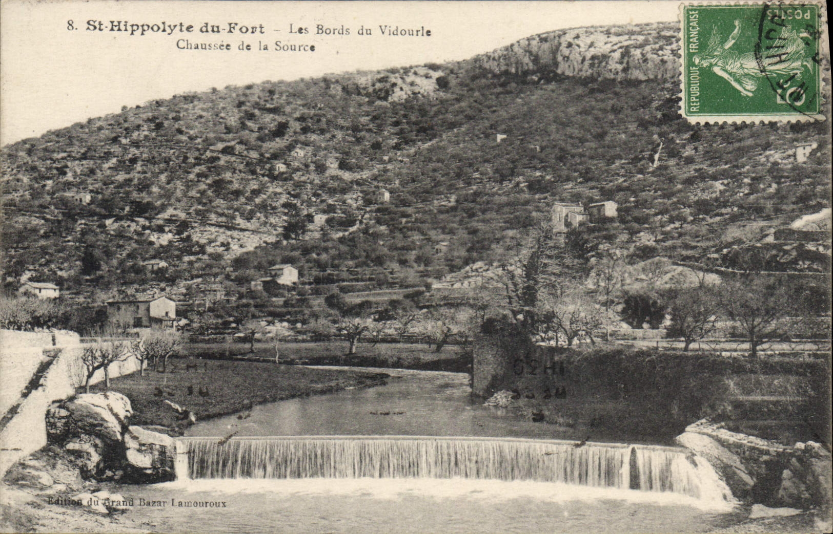 CPA St Hippolyte Du Fort Les Bords Du Vidourle