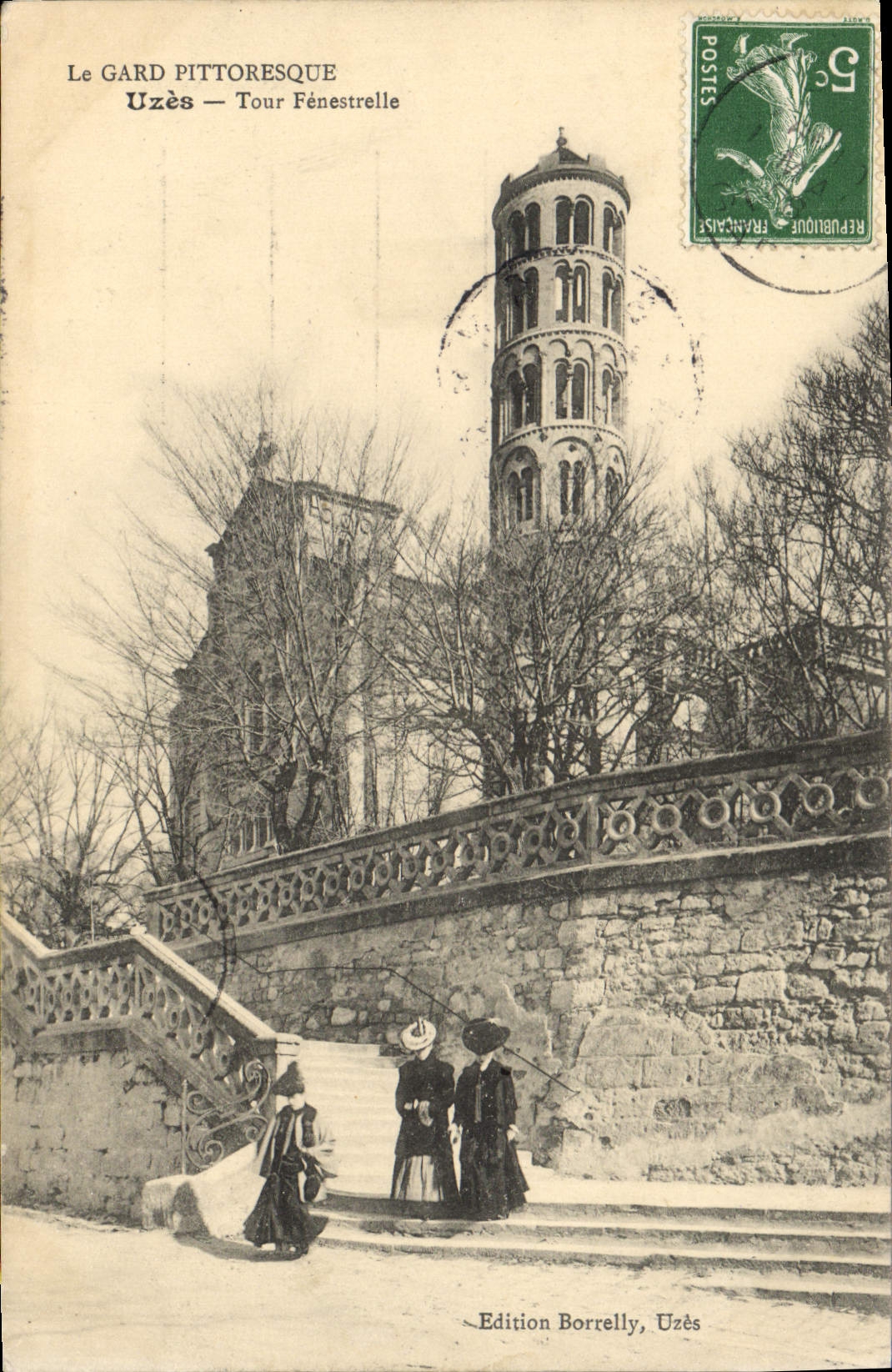 CPA Uzes Tour Fenestrelle