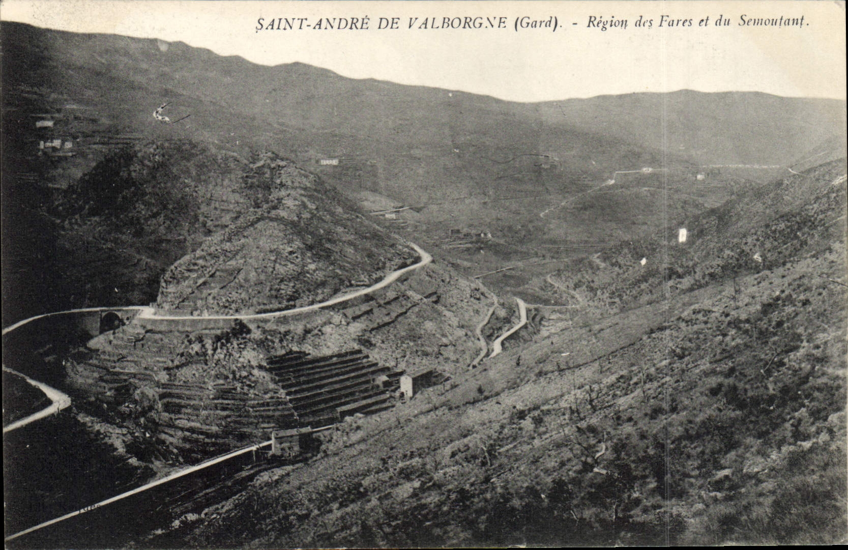 CPA Saint Andre De Valborgne Region Des Fares Et Du Semoutant