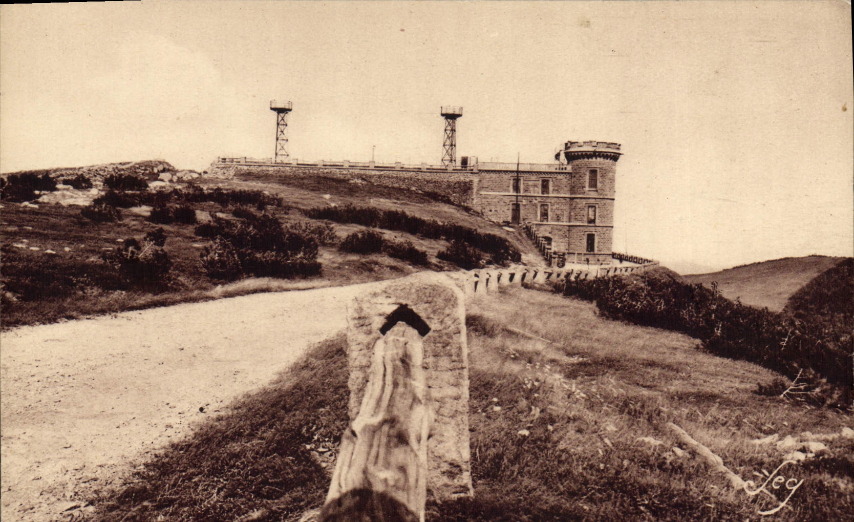 CPA Le Vigan L'Aigoual Observatoire