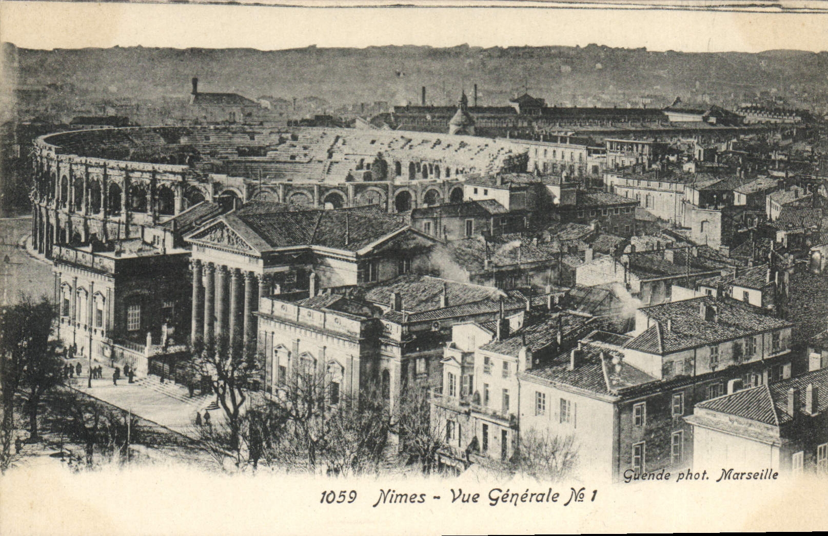 CPA Nimes Vue Generale