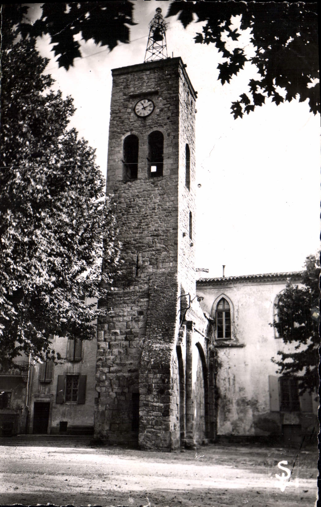 CPA Saint Jean Du Gard La Tour De I'Horloge